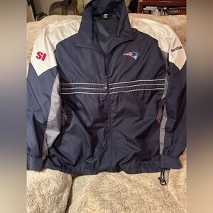 Vintage 90’s New England Patriots SI NFL Sports Illustrated Windbreaker XL